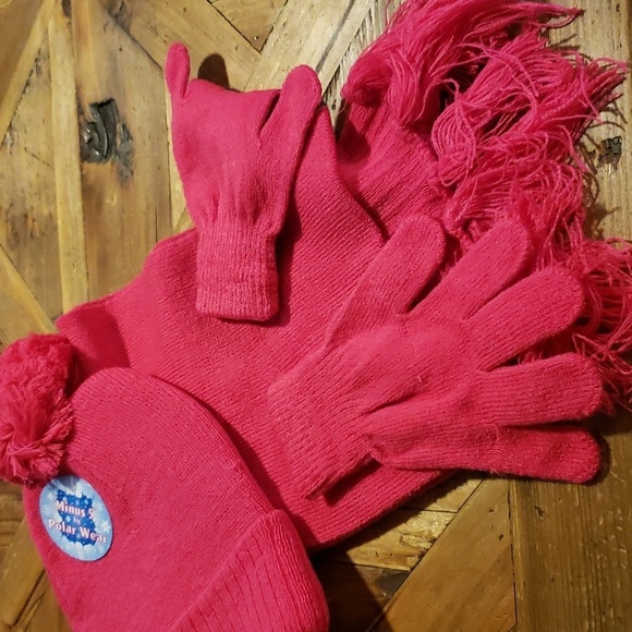 Minus 5 by Polar Wear 3 pc hat set - Picture 3 of 3